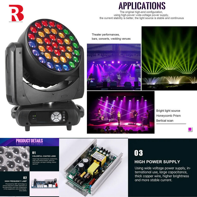 Create A Dynamic Atmosphere With RGBW 4in1 LED Moving Head Light For Corporate Events