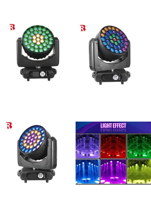 LED DMX Moving Head 37pcs 15W RGBW Beeye Stage Light For Medium Sized Concerts