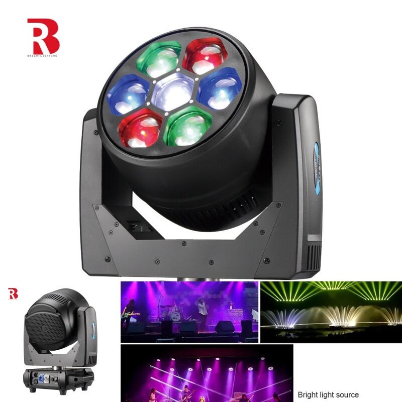 RGBW 4in1 Dynamic LED 7x40W Moving Head Light For Studio Environments And Film Sets