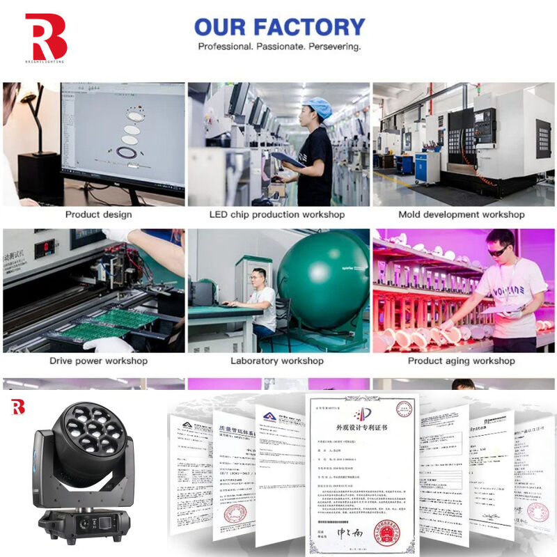 User-Friendly Interface Of RGBW 4in1 LED 7x40W Moving Head Light For Retail Displays