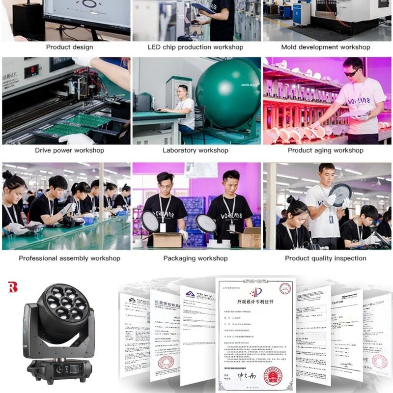 User-Friendly Interface Of RGBW 4in1 LED 7x40W Moving Head Light For Retail Displays