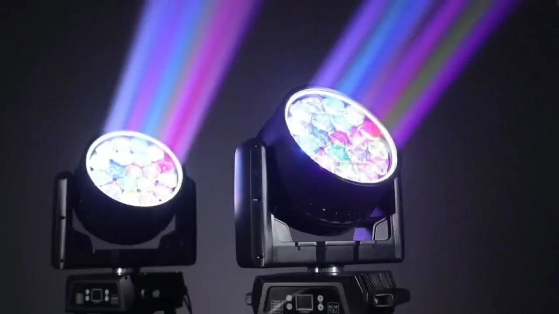 DMX512 Outdoor 12pcs 40w RGBW Zoom Wash Led Beeye Stage Light For DJ Disco