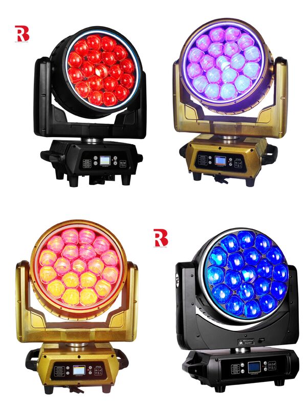 Professional RGBW DMX512 IP65 DJ 19PCS 40W LED Wash Beeye Stage Light For Show
