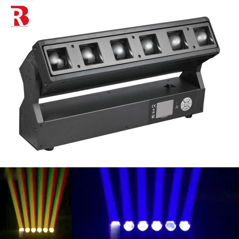 Stage Light LED 6*40W RGBW 4in1 Moving Head Light For DJ Disco Party Club Strobe