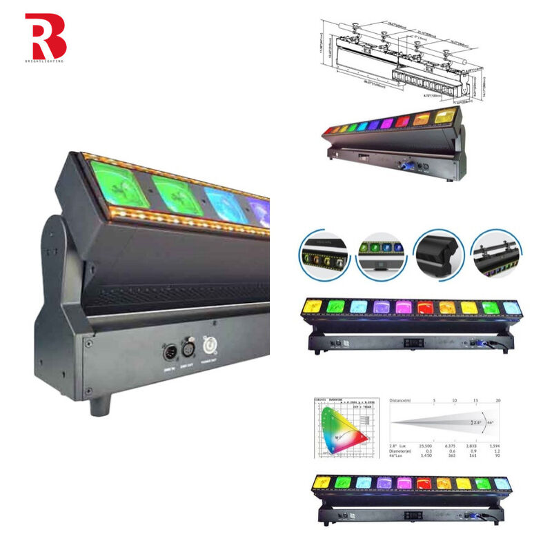 Moving Head Beam Laser Stage Light With Precise Beam Control And 10x60W LED Configuration