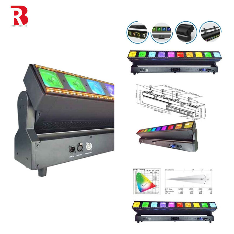 Moving Head Beam Laser Stage Light With Precise Beam Control And 10x60W LED Configuration