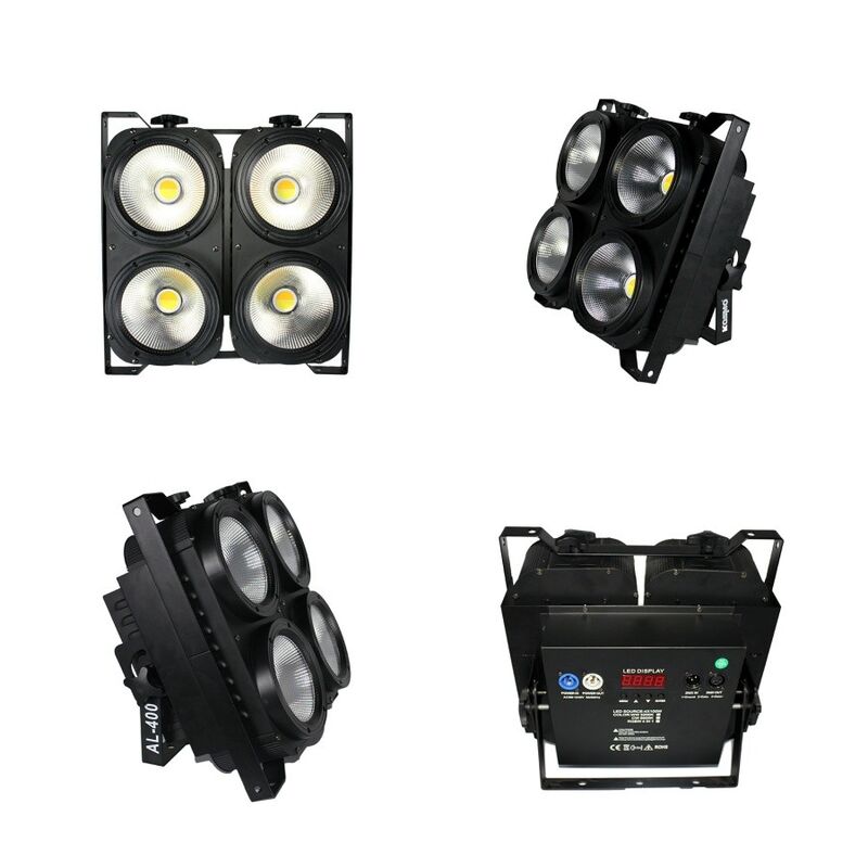 Studio Tv Film Dmx Strobe 2x100w 2 Eyes Led Audience Blinder Light 4x100w 4 Eyes Led Blinders