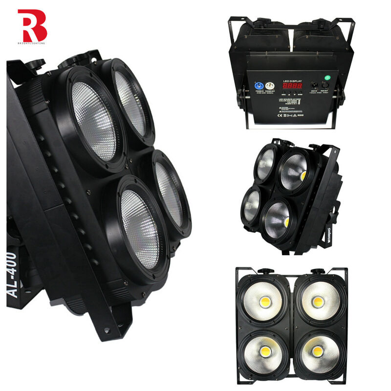 Led Blinder Light 4 Eye Audience Light 4in1 Led Par 4*100W Stage Strobe Light