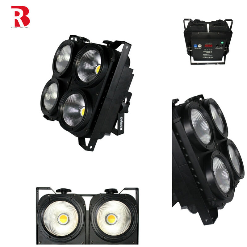 DMX Controllable LED Stage Strobe Light With 4 Eye Audience Blinder And Compact Design