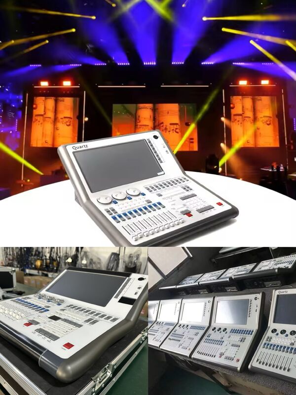DMX512 Stage DJ Disco Led Lighting Quartz Lighting Console With Flight Case