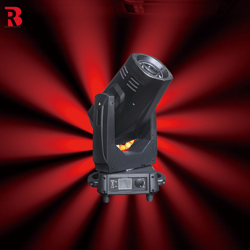 240V BSW LED Beam Zoom 400W 3 Facet Prism LCD Display For Theater Event