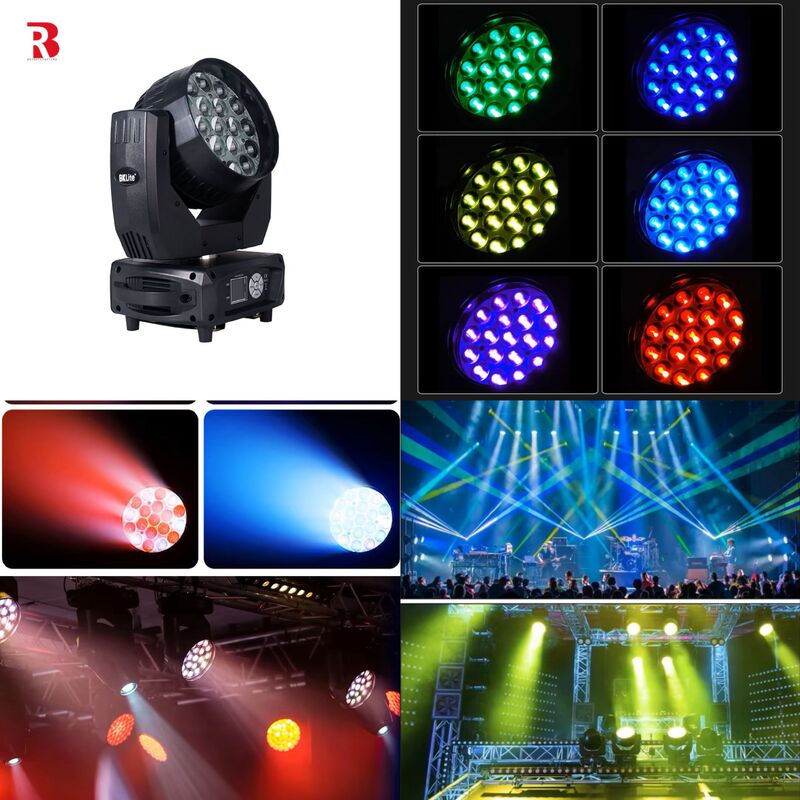 Professional Lighting LED Moving Head 19pcs 15W RGBW Stage Effect For Concert