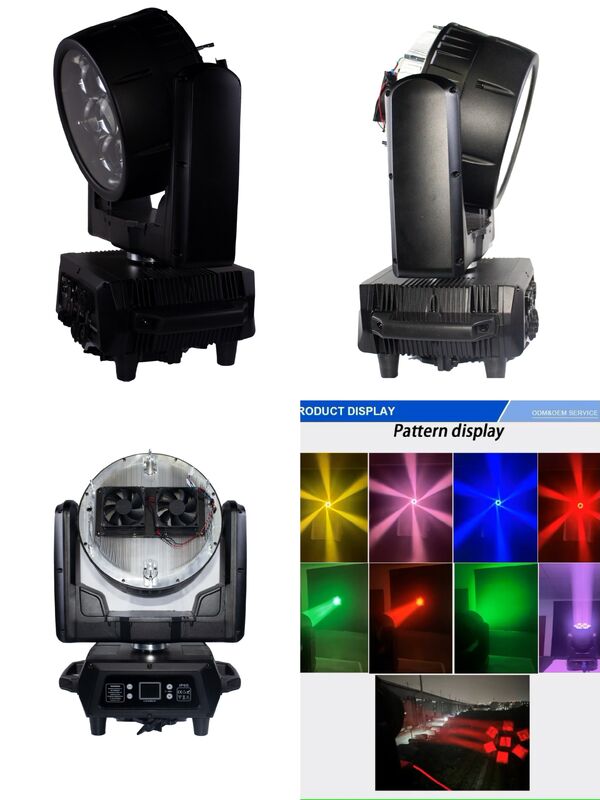 DMX512 Mini 7*40w Led Wash Zoom Light Beeye Stage DJ Light For Disco Club