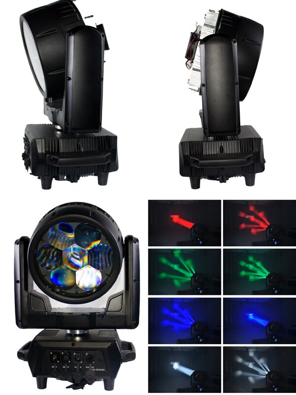 Indoor Mini 7*40w Led Wash ZOOM Moving Beeye Stage DMX Light For Concert