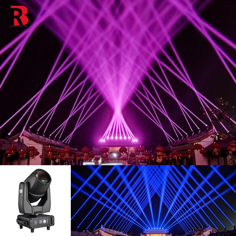 Moving Head Light With CTO CMY Effect Waterproof  Spot Wash Zoom Mini 380W Beam