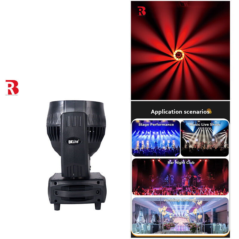 LED Zoom Wash 4in1 DMX Moving Head Light Beeye Stage 19*15W RGBW For Concert