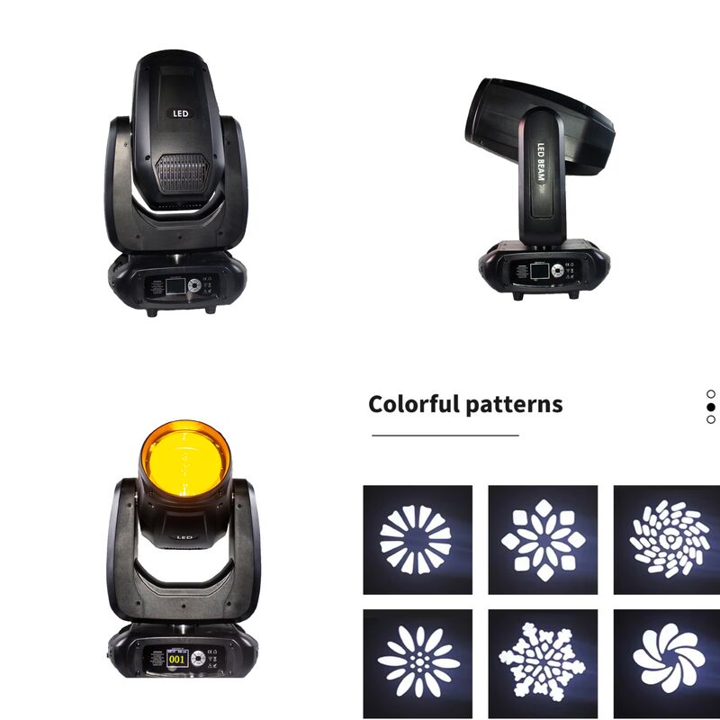 DMX512 LED 200w Indoor Beam Moving Head Wash DJ Stage Light For Night Club