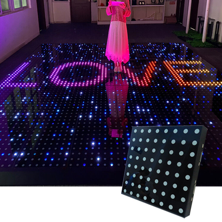 Led Dance Floor Stage Lights Tempered Glass Panels Light Magnetic 3D