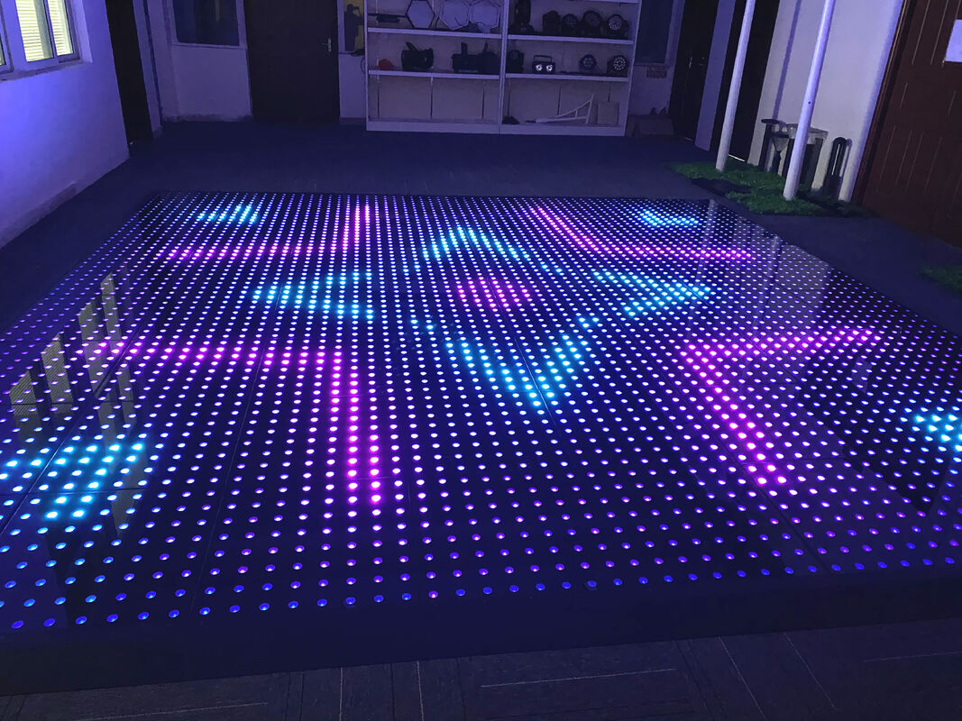 DJ 15W RGB LED Stage Dance Floor Factory For Weddling And Events