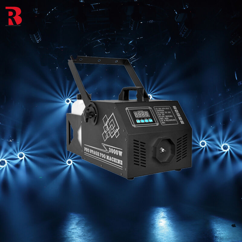 3000W Fog Smoke Machine DMX Hood Remote Control For Professional Stage