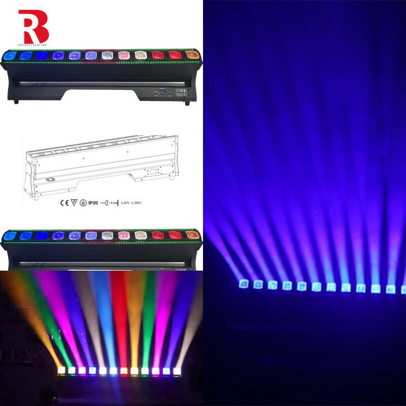 12*40W Led Moving Head Beam Bar With Zoom And Strip For Dj Disco Stage Performance