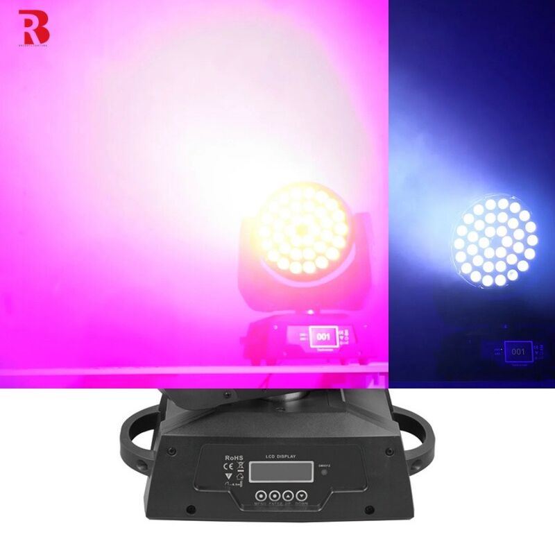 36pcs X 10w Rgbw 4in1 Zoom Led Moving Head Wash Light Wedding Shows Stage Lighting Equipment