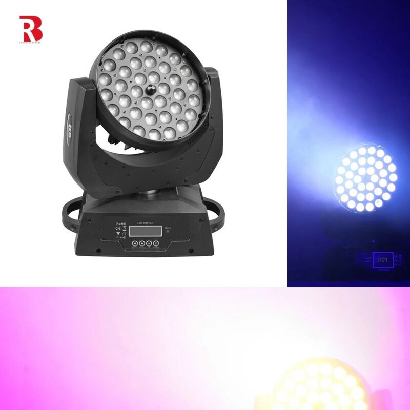 4in1 Rgbw Zoom Led 36pcs X 10w Moving Head Wash Light for Professional Event Lighting