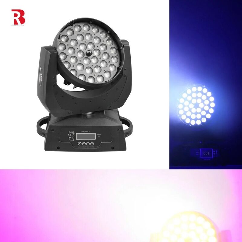 4in1 Rgbw Zoom Led 36pcs X 10w Moving Head Wash Light for Professional Event Lighting
