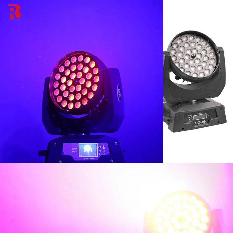 Create Stunning Displays With 36pcs X 10W RGBW 4-In-1 Zoom LED Moving Head Light