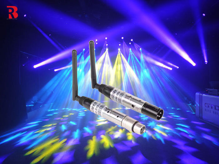 Wireless Receiver  54*3W 7CH DMX512 Black White For Disco Stage Church