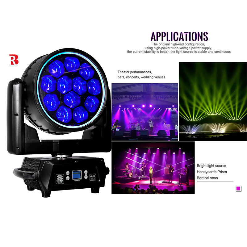Intelligent Remote Control Stage Lights , DMX Support , Create Professional-level Light Shows
