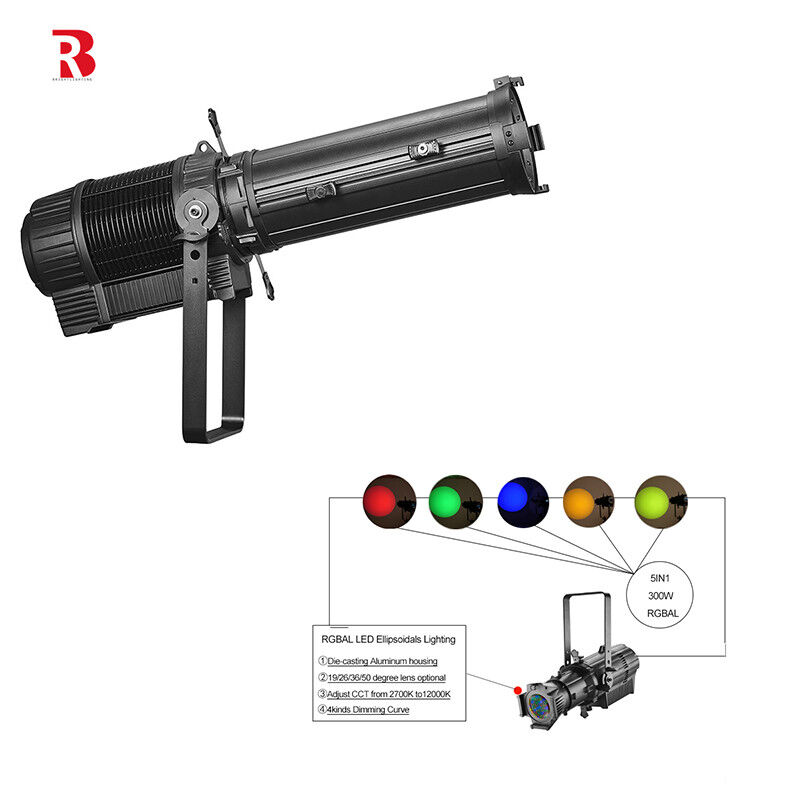 240V 300W LED Strobe Warm White Colorful LED Stage Light For Concert