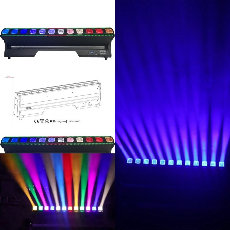 Bar With Zoom And Strip For Dj Disco Stage Performance 12*40W Led Moving Head Beam