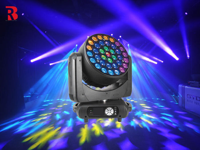 240V 37*15W DMX512 Slave Auto Beeye LED Moving Head Light For Entertainment