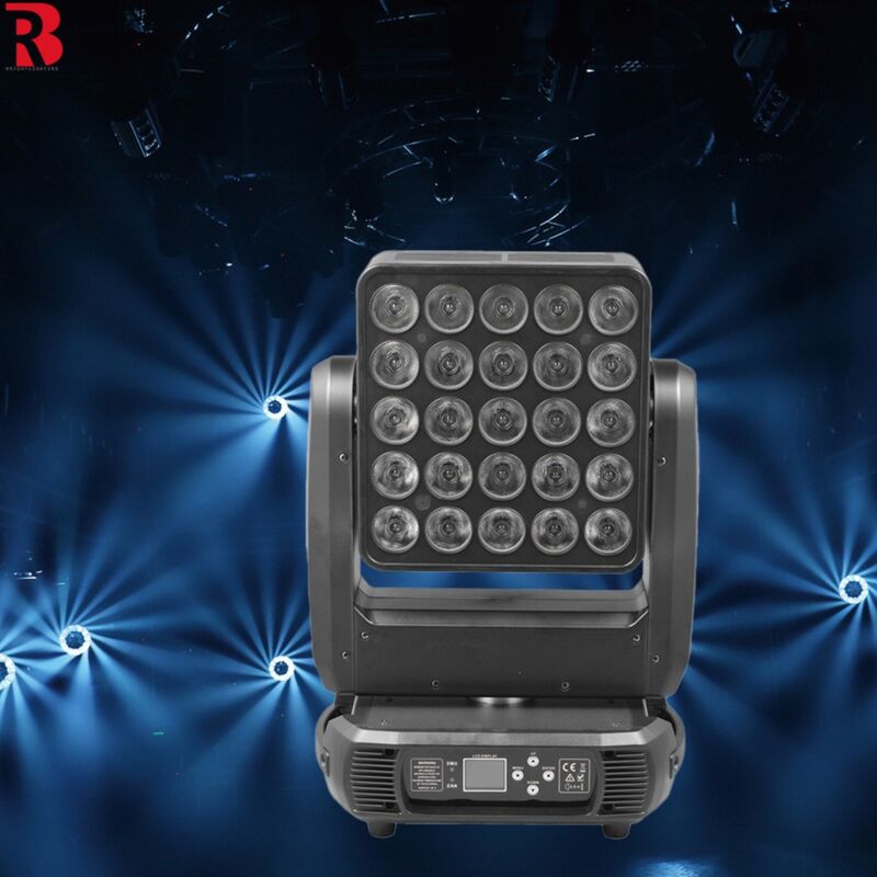 5*5 Matrix 25PCS 12W RGBW LED Moving Head Stage Light For	dj moving head lights  Professional Stage