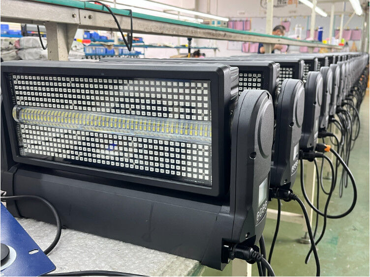 1000W LED Strobe Light RGB 3 In 1 DMX512 Black LCD For Party