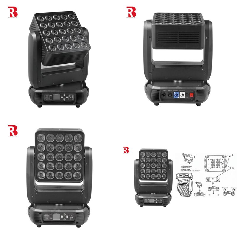 25pcs 10w 4 In 1 Matrix Light LED Moving Head Weddings Stage Decoration DJ Equipment