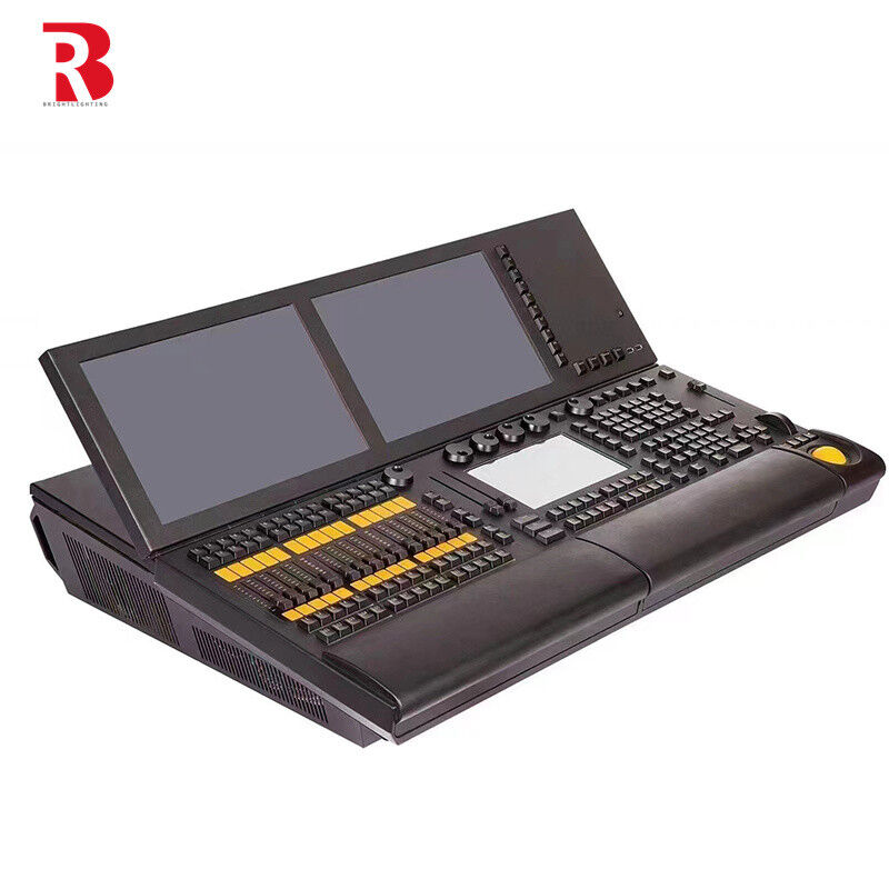 Stage Lighting Console DMX Black Horse Controller With Dual 19-inch Touch Screen