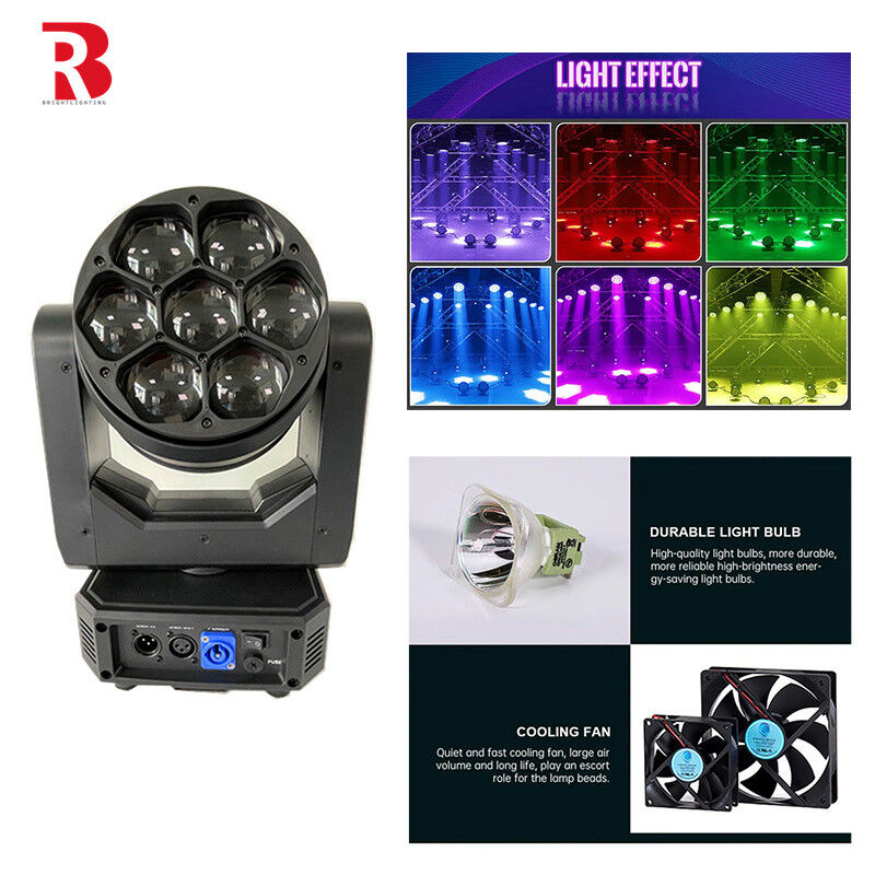 Moving Stage Head Beeye ZOOM Rotation Beam 7pcs 40W