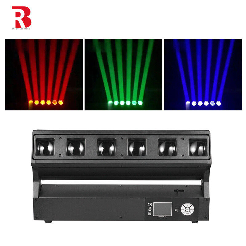 Disco LED Stage Light RGBW Zoom Wash Moving Pixel Beam Light