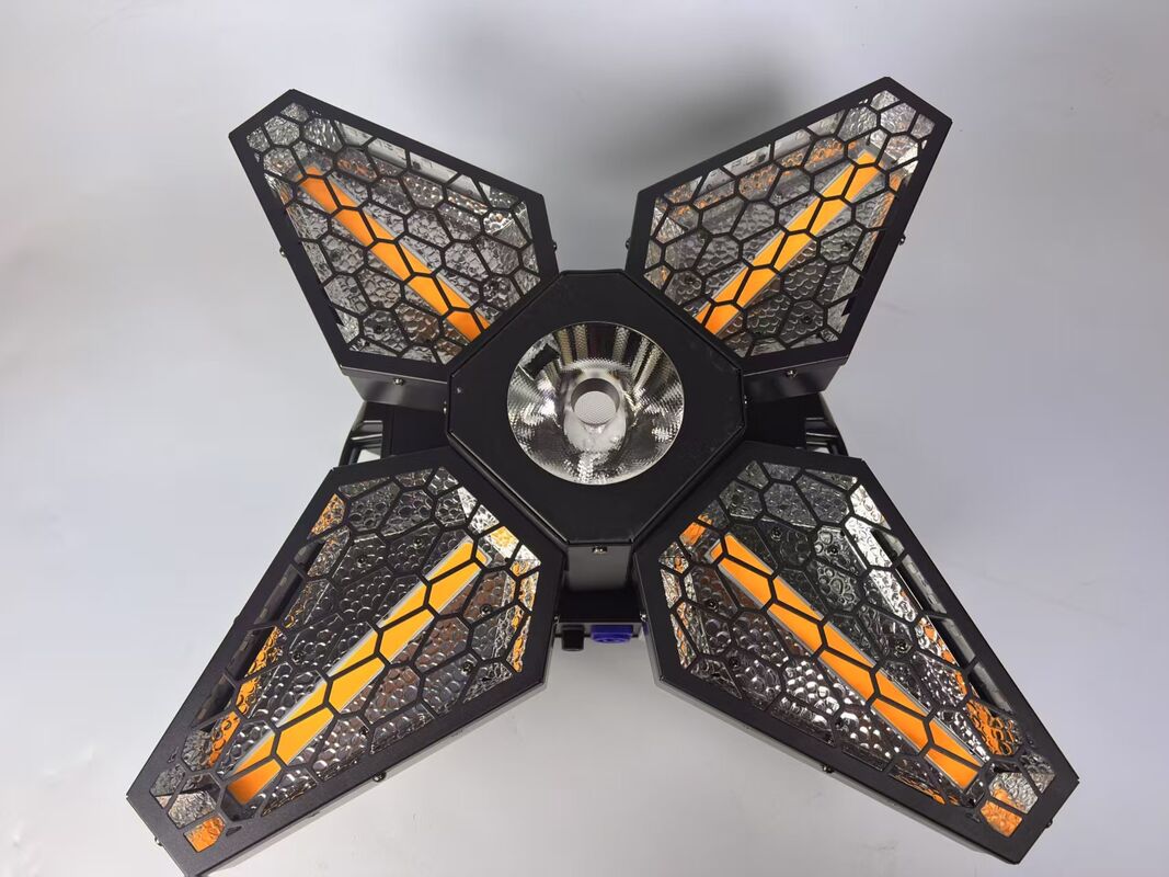 Retro Fan 4 Leaves 3in1 LED For Live Show Beam Moving Head Light