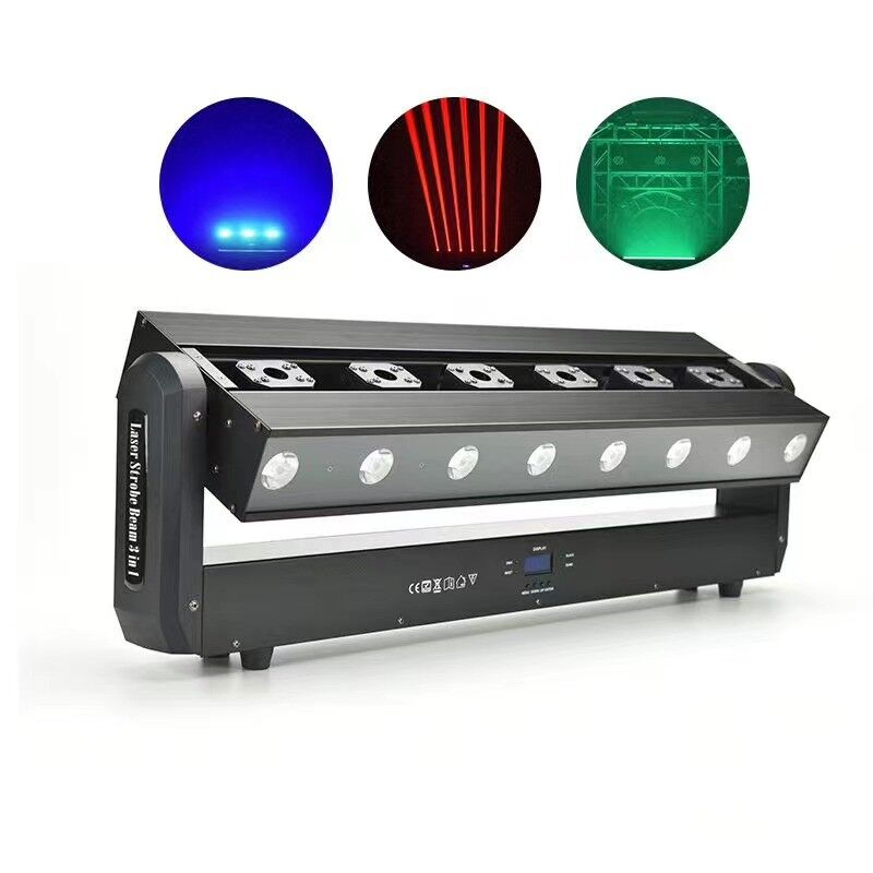 250w 6 Head Laser 3 In 1 Laser Pixel Beam Moving Head Light  Indoor