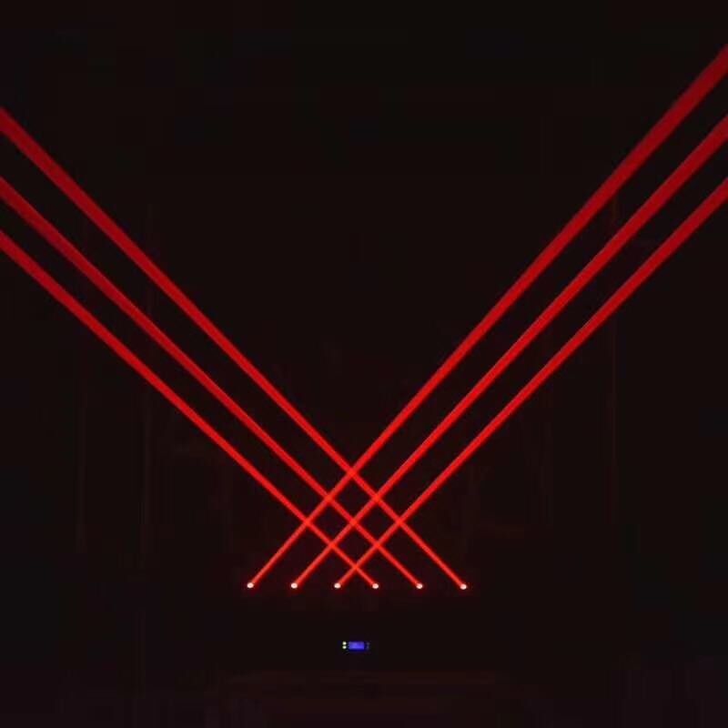 250w 6 Head Laser 3 In 1 Laser Pixel Beam Moving Head Light  Indoor