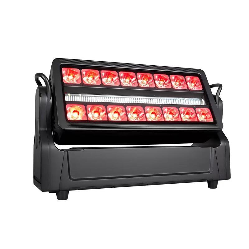 IP67 stage light 12 sections led moving head wash strobe light for outdoor concert