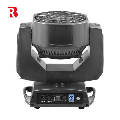 19x15W High Power RGBW 4 In 1 Bee Eye Moving Head Light IP20