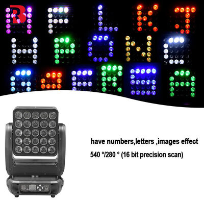 25pcs 12W CREE 4in1 RGBW Infinity Matrix LED Moving Head Beam Stage Light