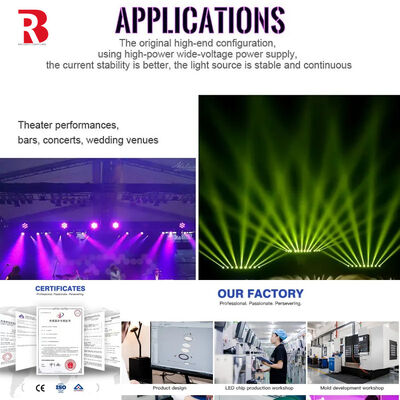 User-Friendly Interface Of RGBW 4in1 LED 7x40W Moving Head Light For Retail Displays