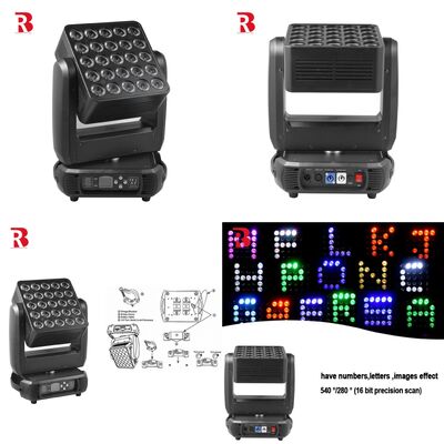 Matrix 5x5 25pcs 10W Dmx512 Moving Head Light RGBW For Dj Stage Party Show