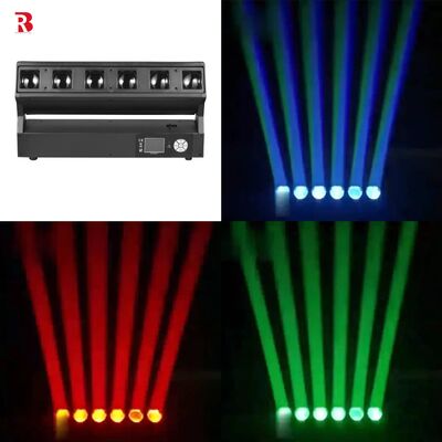 LED Pixel Zoom Bar 6pcs 40W RGBW 4-In-1 Wash Zoom Stage Light For DJ Disco