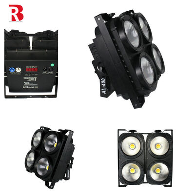 Strobe Led Audience Blinder Light 4x100w 4 Eyes Led Blinders For Studio Tv Film Dmx